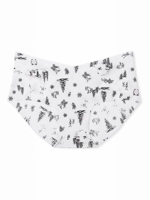 White Victoria Secret Winter Hipster Underwear | WFVIU2534
