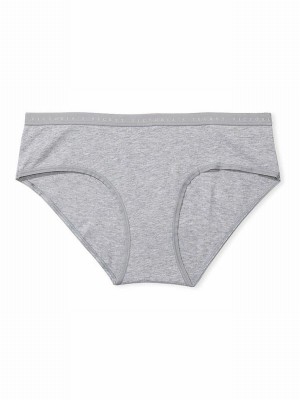 White / Pink / Grey / Blue / Green Victoria Secret Brief Logo 5 Pack Underwear | WVXFH7945