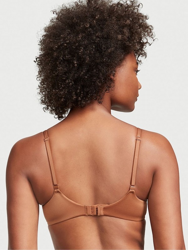 Beige Victoria Secret Caramel Kiss Nude Demi Bras | SITUB9103