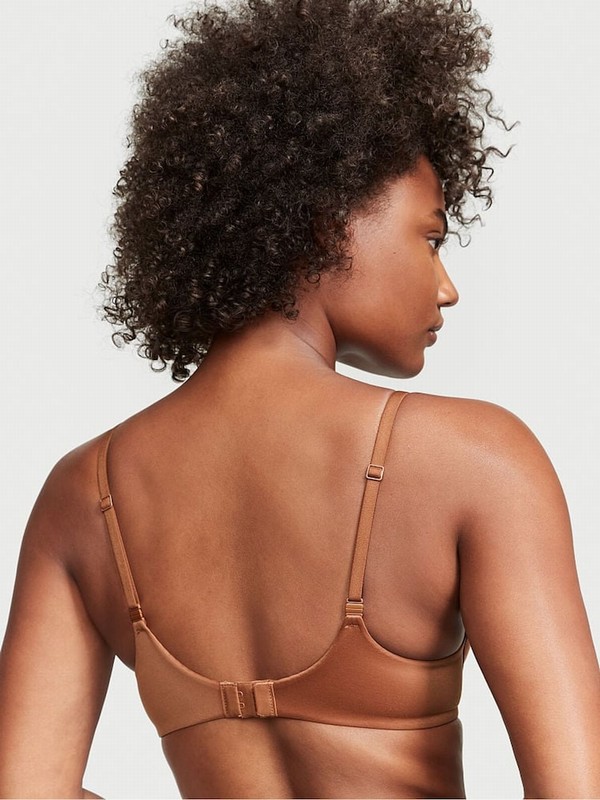 Beige Victoria Secret Caramel Kiss Nude Full Cup Bras | CWSQK0473