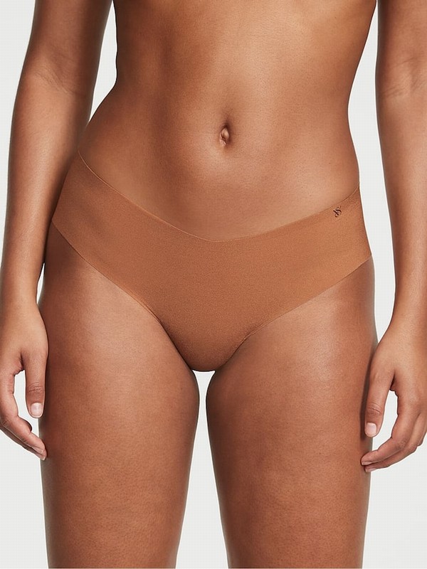 Beige Victoria Secret Caramel Nude Cheeky Underwear | CFKBP5213