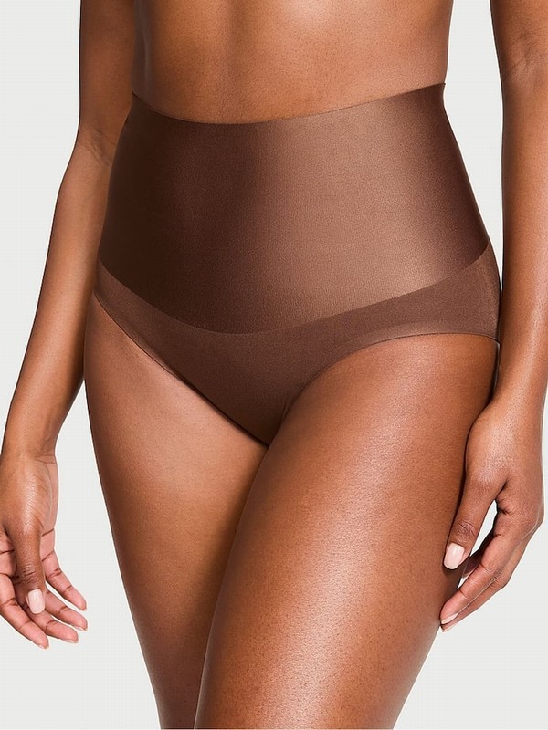 Beige Victoria Secret Ganache Nude Brief Shaping Underwear | RTZDQ8495