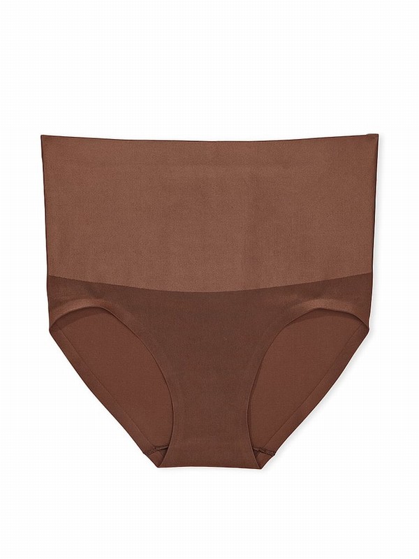 Beige Victoria Secret Ganache Nude Brief Shaping Underwear | RTZDQ8495