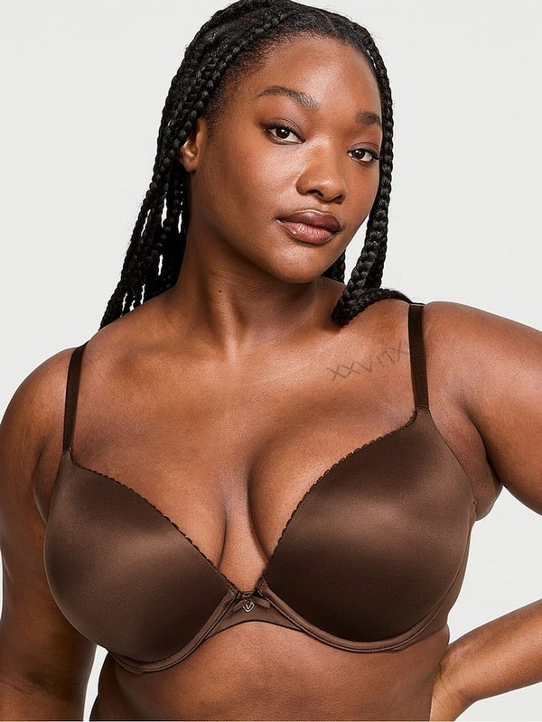 Beige Victoria Secret Ganache Nude Demi Bras | PSIGO0762