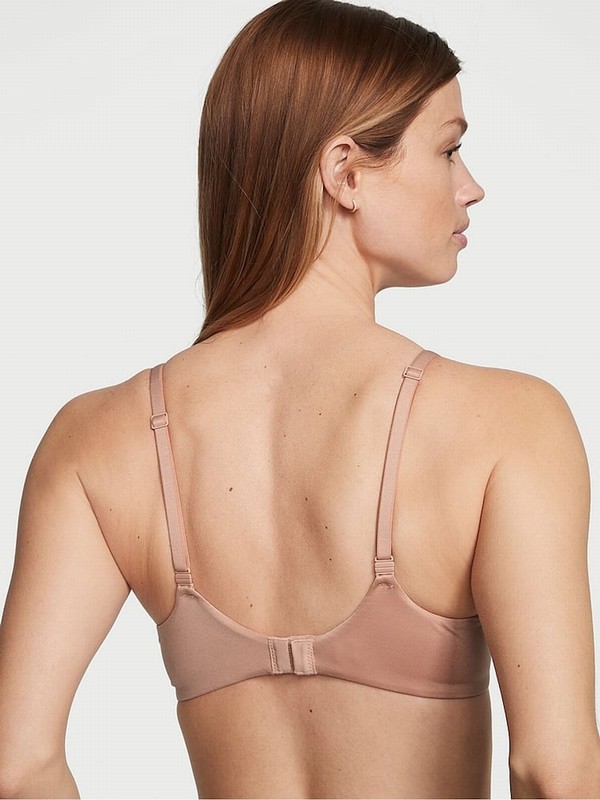 Beige Victoria Secret Macaron Nude Demi Bras | UOEGL3809