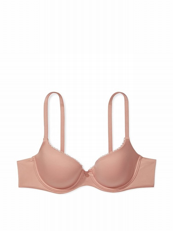 Beige Victoria Secret Macaron Nude Demi Bras | UOEGL3809