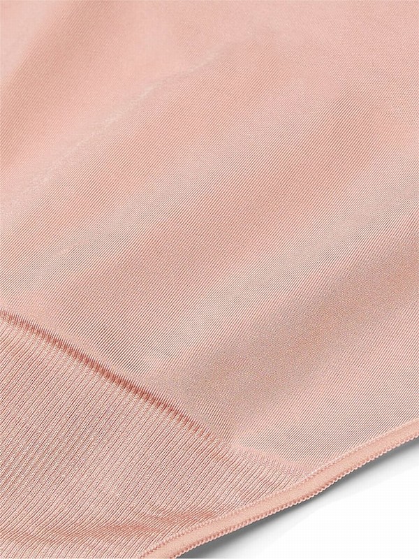 Beige Victoria Secret Macaron Nude Thong Seamless Shaping™ High Waist Underwear | PBWUX4971