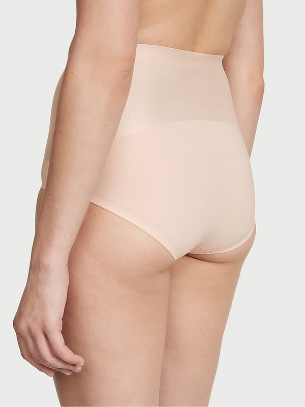 Beige Victoria Secret Marzipan Nude Brief Shaping Underwear | FRVKE1875