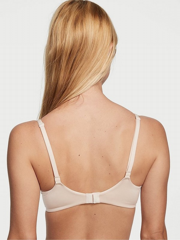 Beige Victoria Secret Marzipan Nude Demi Bras | EHGUL9280