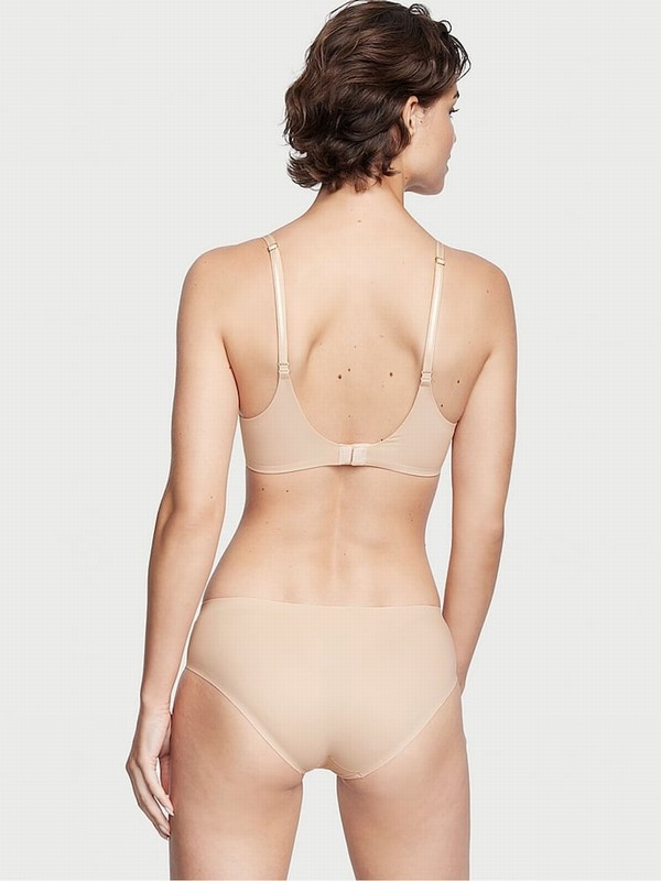 Beige Victoria Secret Marzipan Nude Hipster Underwear | JZSKN3054