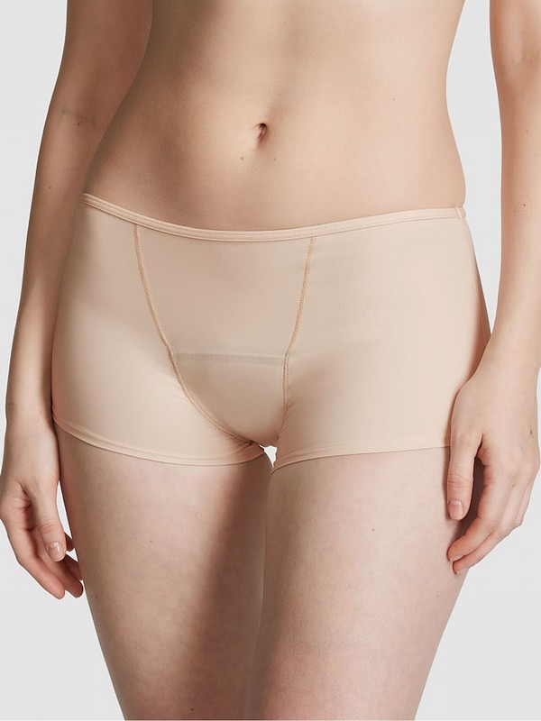 Beige Victoria Secret Marzipan Nude Period Underwear | UDQAX4895