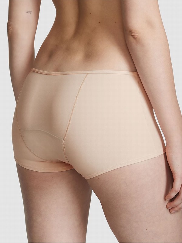Beige Victoria Secret Marzipan Nude Period Underwear | UDQAX4895