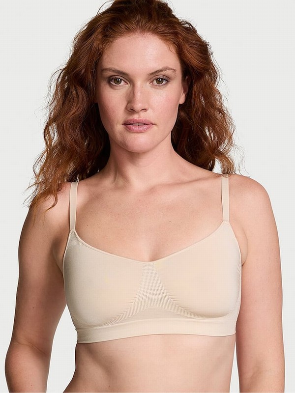 Beige Victoria Secret Marzipan Nude Seamless Shaping™lette Lingerie | BITHV2406