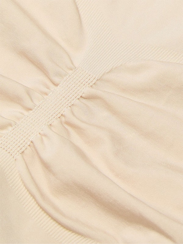 Beige Victoria Secret Marzipan Nude Seamless Shaping™ High Waist Underwear | OIXUS2173