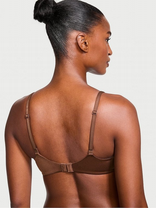 Beige Victoria Secret Mousse Nude Full Cup Bras | BEFDO9835