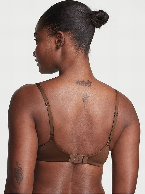 Beige Victoria Secret Mousse Nude Full Cup Bras | BTFQC7842