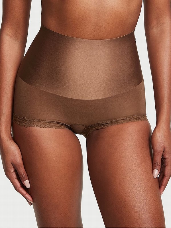 Beige Victoria Secret Mousse Nude Lace Trim Shaping Lingerie | TYXRK1859