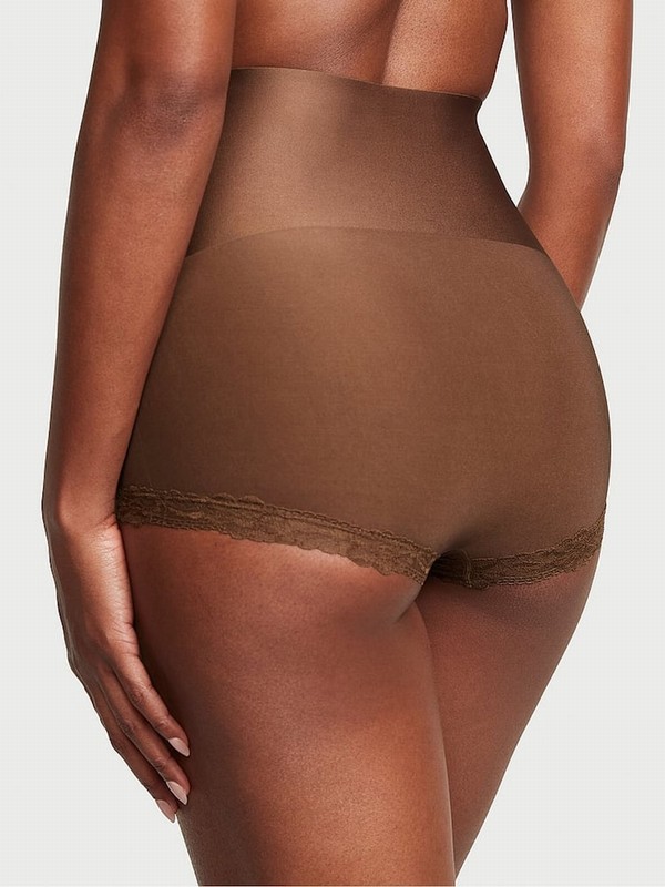 Beige Victoria Secret Mousse Nude Lace Trim Shaping Lingerie | TYXRK1859