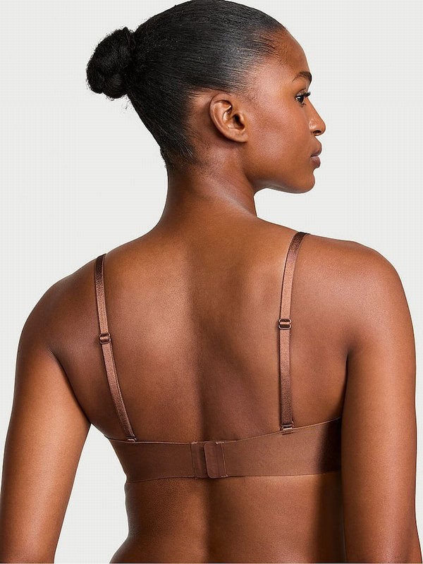 Beige Victoria Secret Mousse Nude Smooth Lightly Lined Multiway Strapless Bras | GRDPS3241