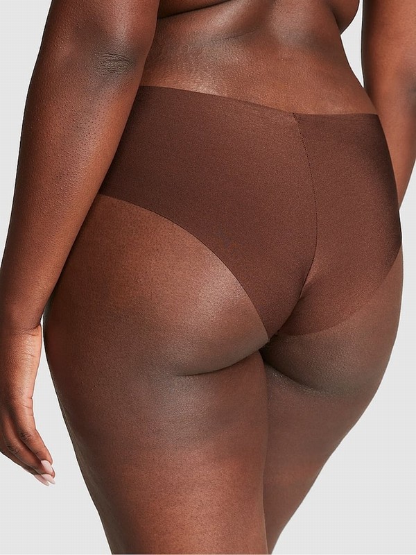 Beige Victoria Secret Nude Ganache Cheeky No Show Underwear | BUMEQ4615