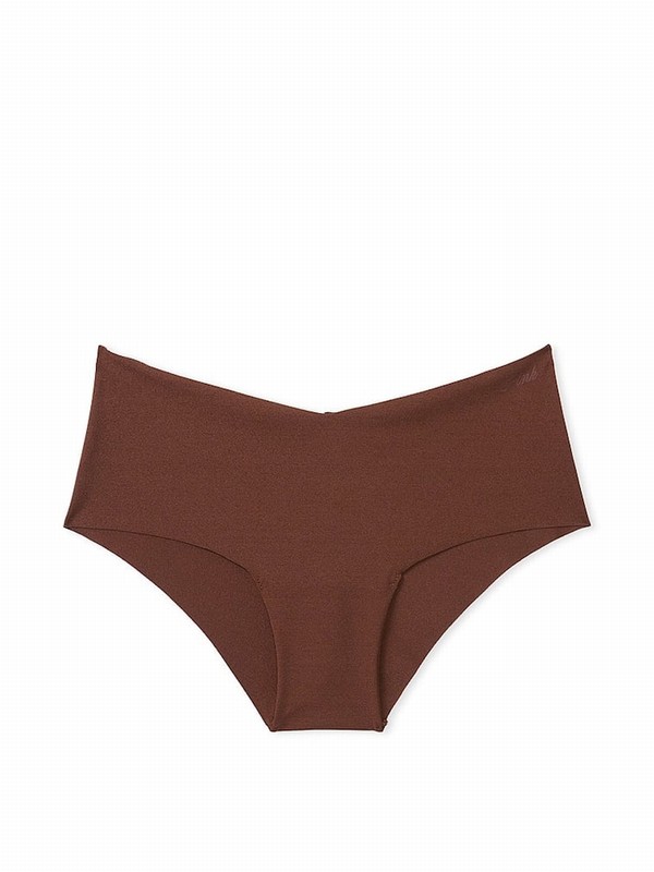 Beige Victoria Secret Nude Ganache Cheeky No Show Underwear | BUMEQ4615