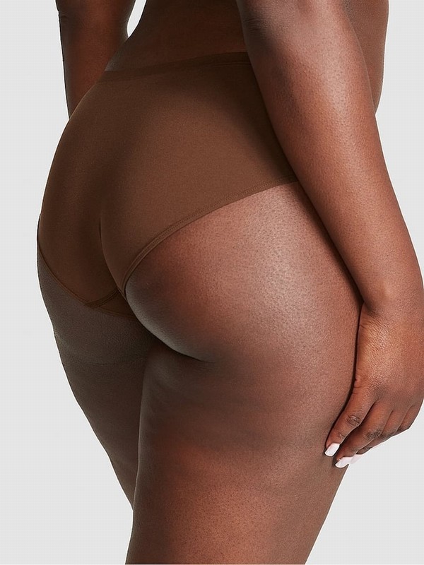 Beige Victoria Secret Nude Ganache Hipster Underwear | BMNZS6143