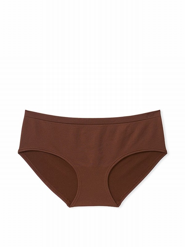 Beige Victoria Secret Nude Ganache Hipster Underwear | BMNZS6143