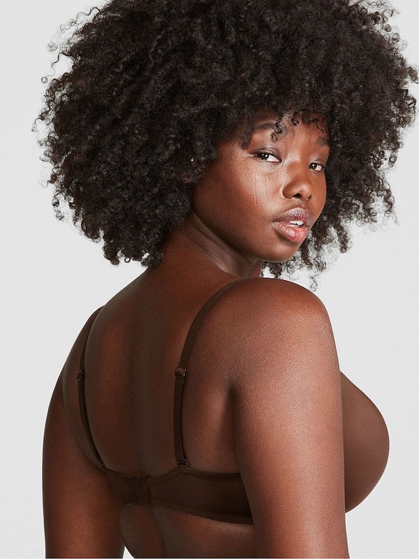 Beige Victoria Secret Nude Ganache Push Up Bras | DWOTC2631