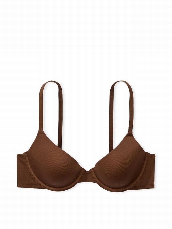 Beige Victoria Secret Nude Ganache T Shirt Bras | XNZPI5736
