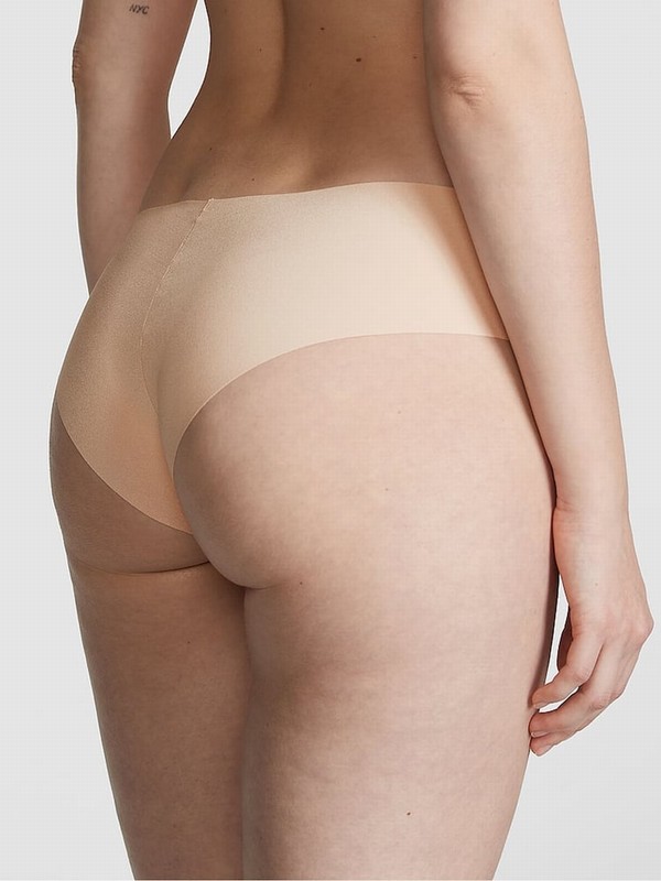 Beige Victoria Secret Nude Marzipan Cheeky No Show Underwear | MFHGO5786