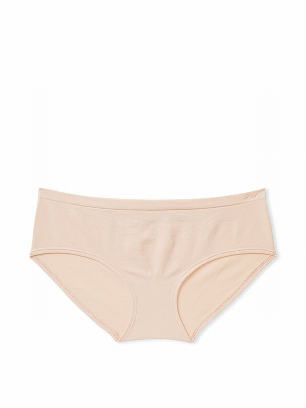 Beige Victoria Secret Nude Marzipan Hipster Underwear | GLMXO4832