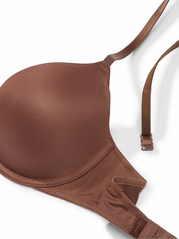 Beige Victoria Secret Nude Mousse Lightly Lined Bras | UXFJH3210