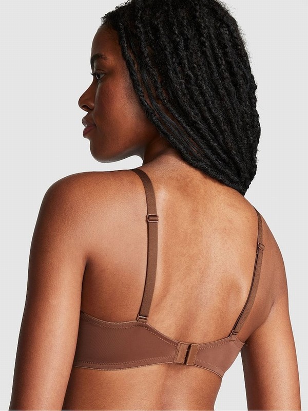 Beige Victoria Secret Nude Mousse Push Up Bras | PCYHS1082