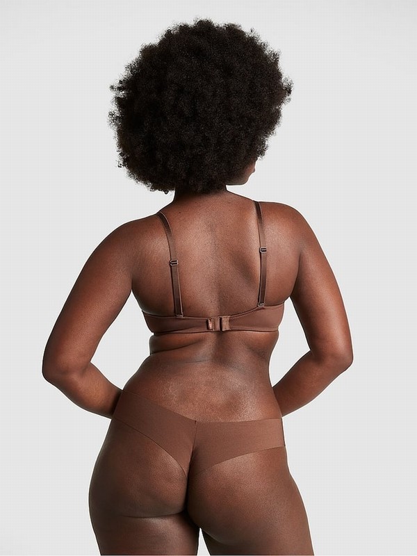 Beige Victoria Secret Nude Mousse Push Up Bras | GJZHT8435