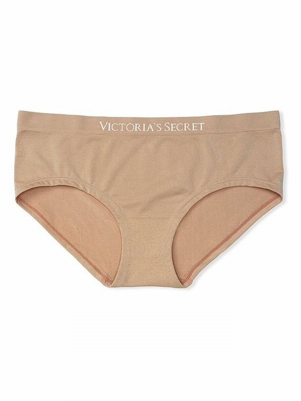Beige Victoria Secret Nude Praline Hipster Underwear | YFKIJ1847