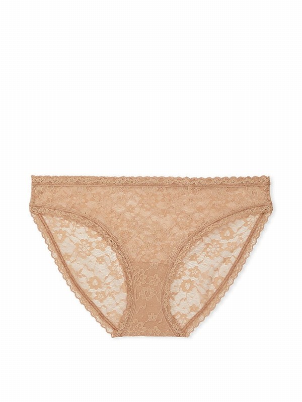 Beige Victoria Secret Praline Nude Bikini Underwear | TOQKL0169