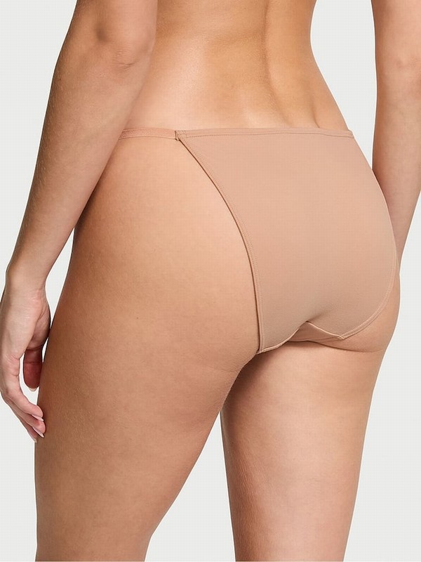 Beige Victoria Secret Praline Nude Bikini Underwear | HIWVD7284