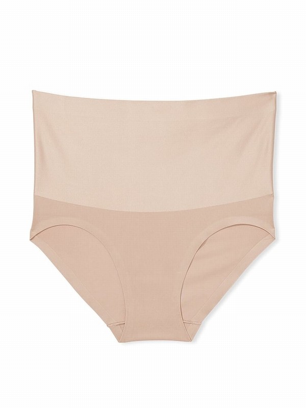 Beige Victoria Secret Praline Nude Brief Shaping Underwear | SMNGA3762