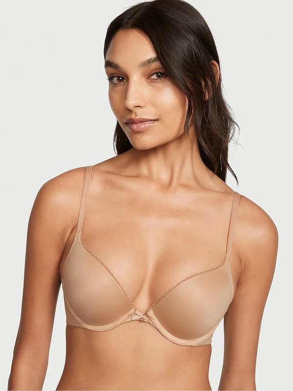 Beige Victoria Secret Praline Nude Demi Bras | ANSIX3486