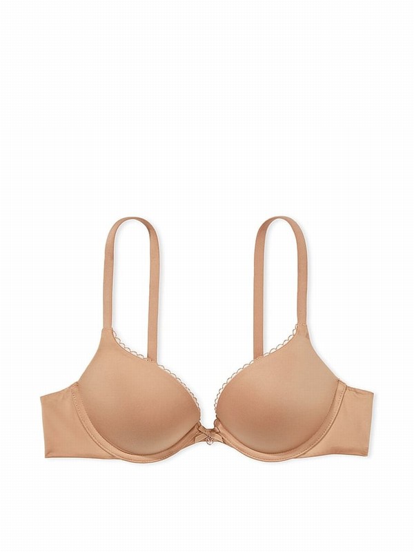 Beige Victoria Secret Praline Nude Demi Bras | ANSIX3486