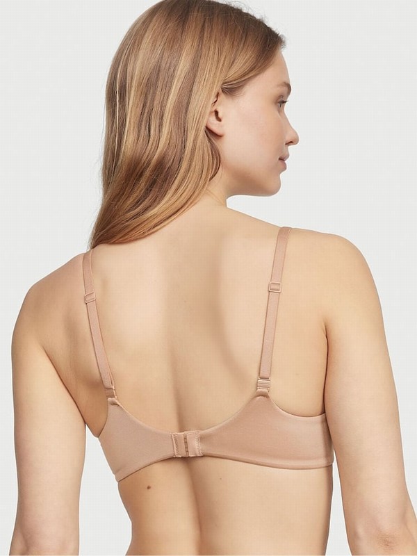 Beige Victoria Secret Praline Nude Full Cup Bras | OGBNU3719