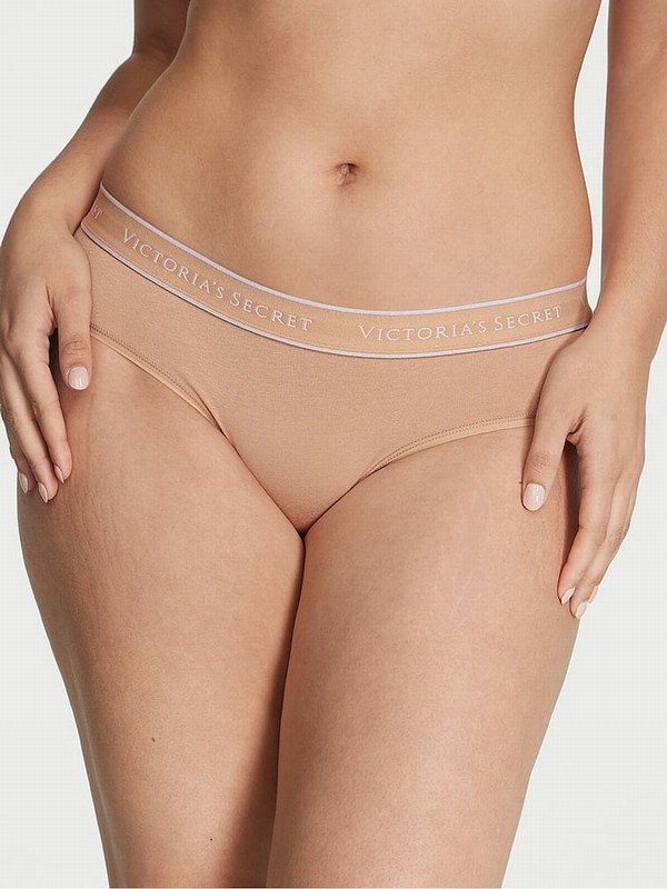 Beige Victoria Secret Praline Nude Hipster Underwear | BPSLW0914