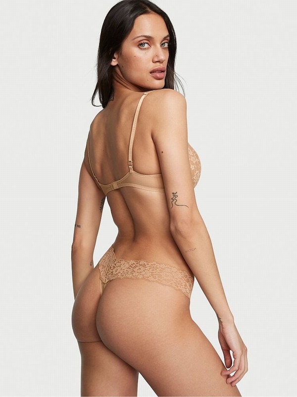 Beige Victoria Secret Praline Nude Posey Underwear | BITYS8649