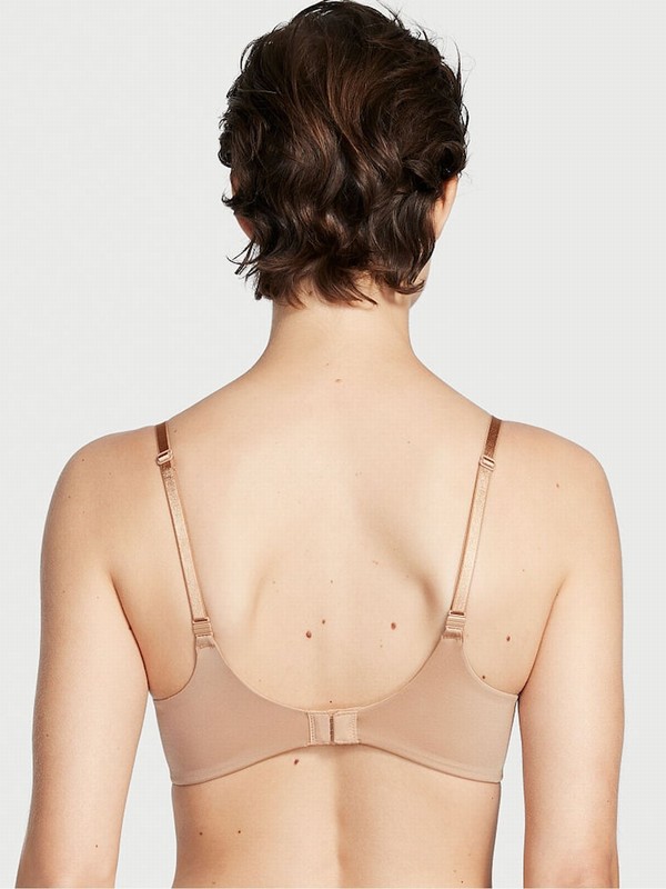 Beige Victoria Secret Sweet Praline Nude So Obsessed Non WiPush Up Bras | WZMDV8723