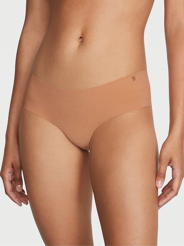 Beige Victoria Secret Toffee Nude Cheeky Underwear | LQIWM9134