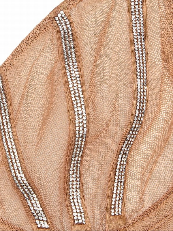 Beige Victoria Secret Toffee Nude Sheer Shine Low Cut Demi Bras | STIDA9587