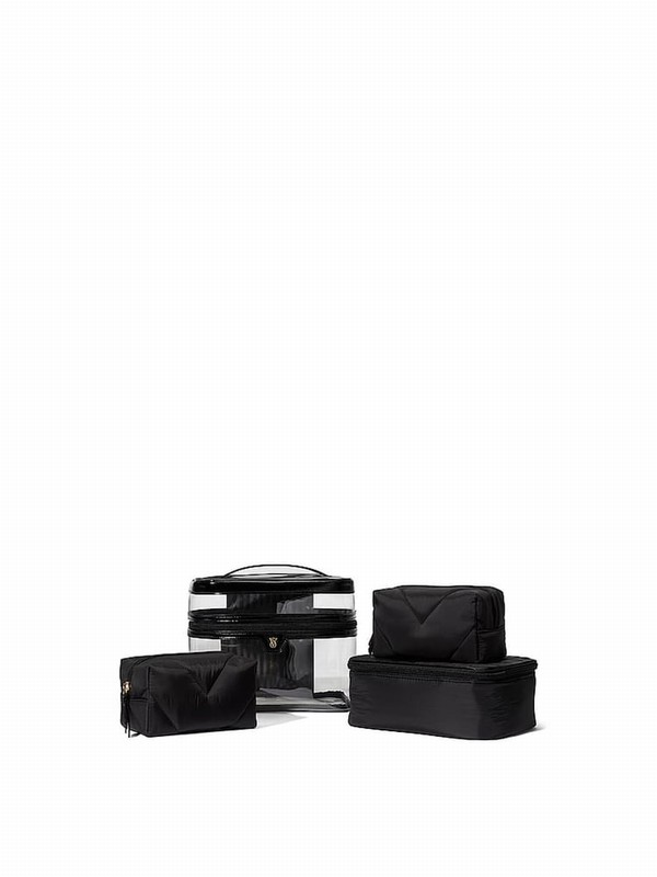 Black Victoria Secret 4 in 1 Makeup Bag | KRWFZ5968