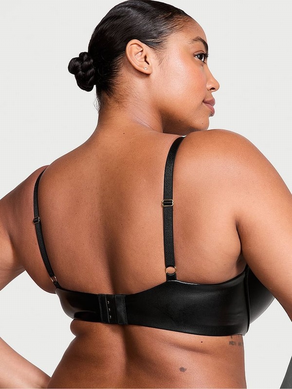 Black Victoria Secret Add 2 Cups Bombshell Bras | KTHAI8063