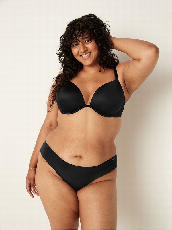 Black Victoria Secret Add 2 Cups Smooth Push Up Bras | HRMGB2871