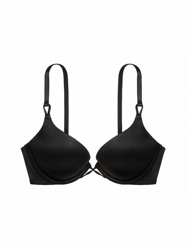 Black Victoria Secret Add 2 Cups Smooth Push Up Bras | WEASH8031